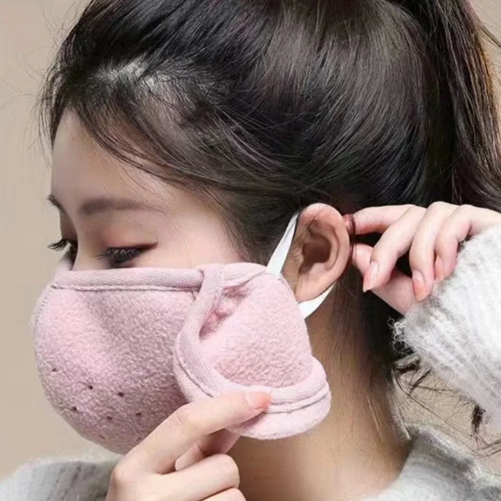 Winter Warm Fleece Mask Earmuffs